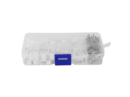 Kit de conectores plásticos de 250 pinos (2, 3 e 4 pinos) para equipamentos eletrônicos com caixa