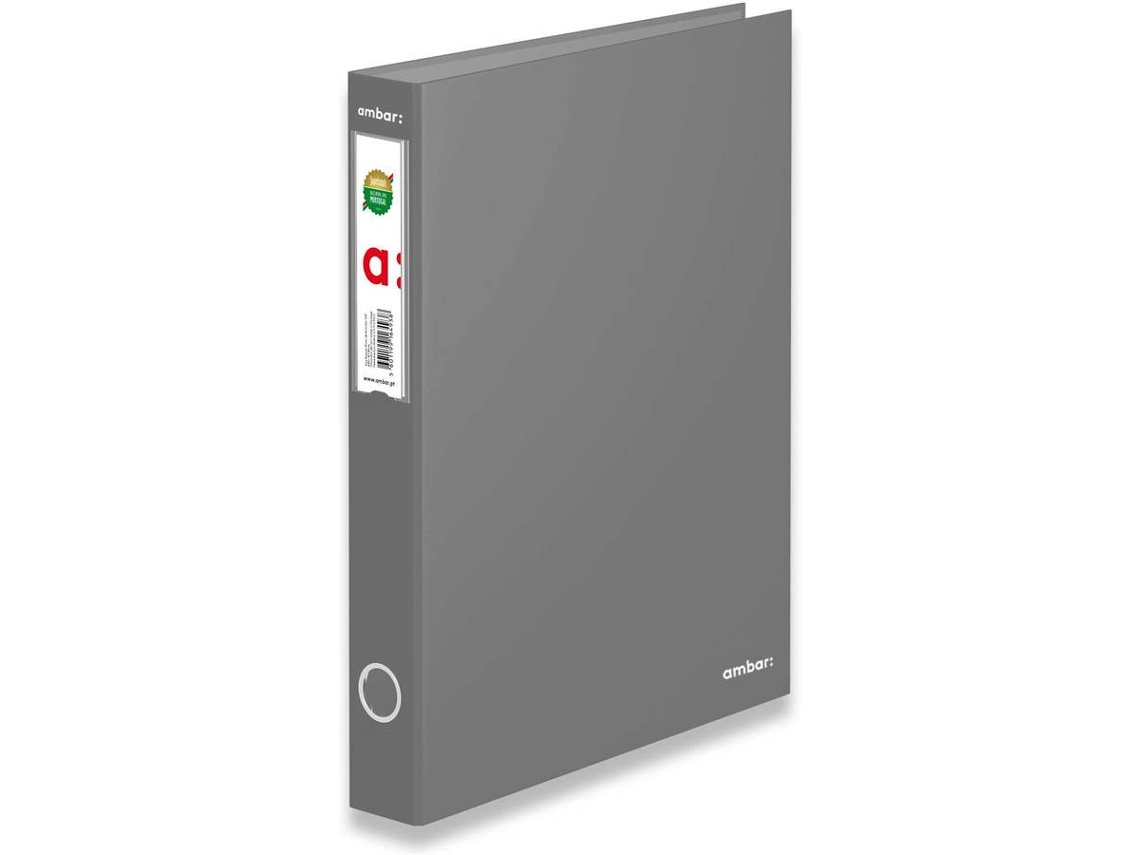 Dossier AMBAR Liso L/E Cinzento (A4)