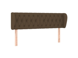 Headboard, Headboards Vidaxl Marrom Tecido (163 X 23 X 78/88 Cm)
