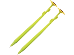 2 Canetas Em Gel Com Estampa De Girassol Para Estudantes, Ponta