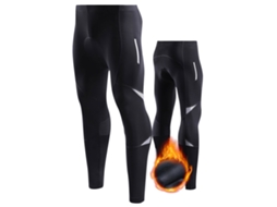 Calças Mali de Ciclismo Masculinas, Acolchoamento 3D, Inverno, Plush