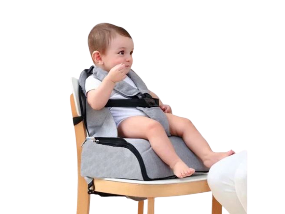 Cadeira de Refeição Portátil STAR IBABY 2 em 1 (6 a 36 Meses - Cinzento)