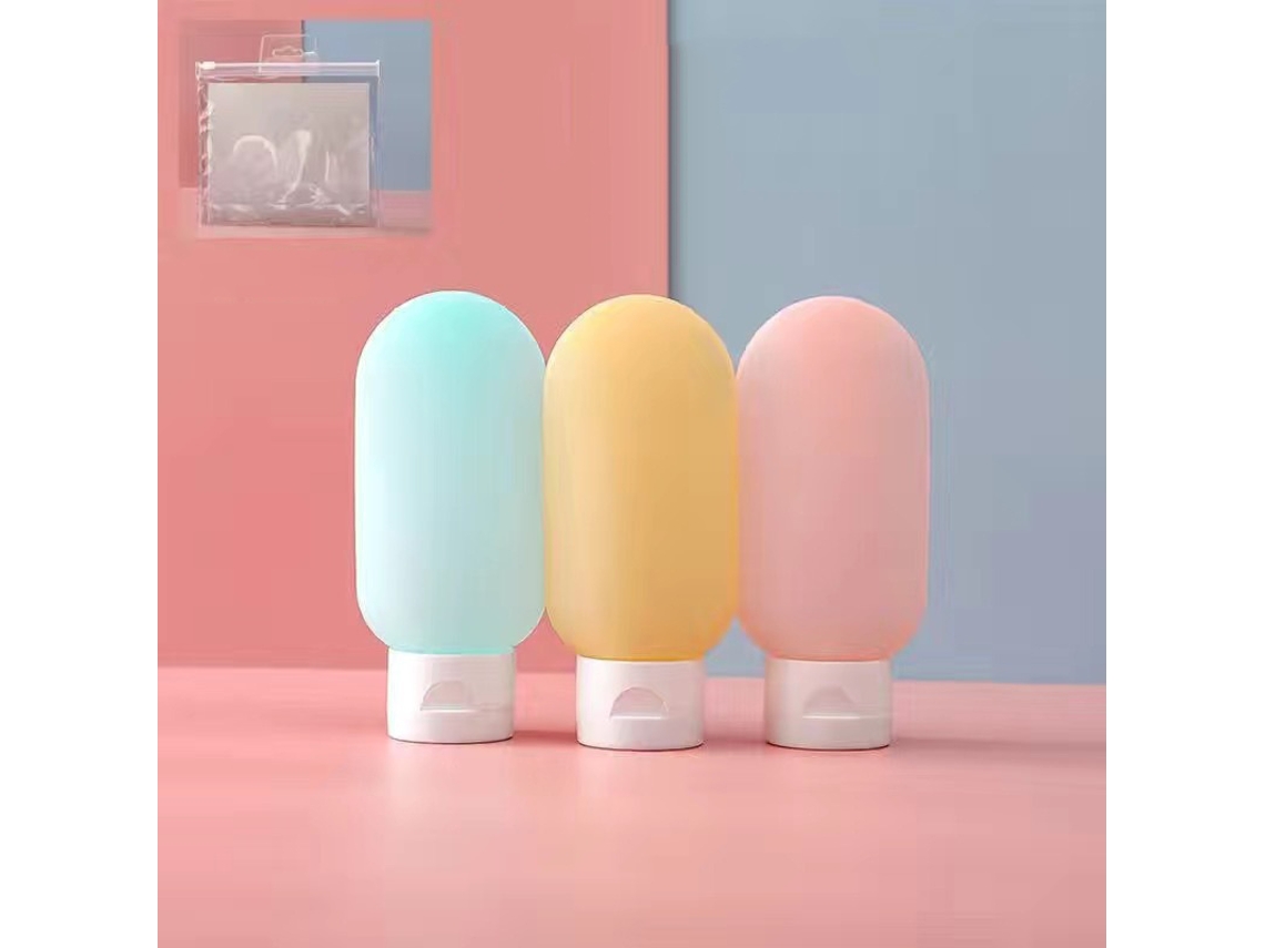 Conjunto de Viagem com 3 Peças, Contendo Shampoo, Gel de Banho e Loção Corporal em Embalagens de Tamanho Ideal para Viagem. MDUG (estilo B)