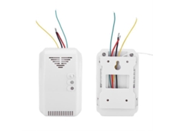 Sensor de Alarme de Gás Natural Propano Butano Glp Natural Motor Home Marine 12V SALALIS Branco Metalplástico