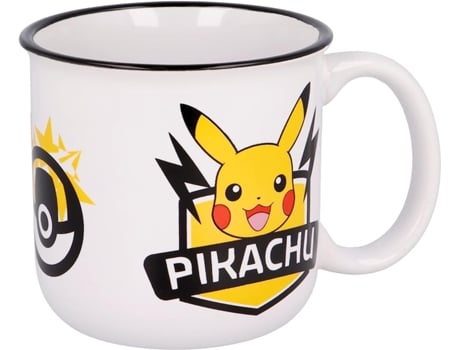 Caneca Cerâmica 400Ml Pokémon: Pikachu