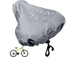 Capa Impermeável para Selim de Bicicleta com Cordão Chuva Tecido Oxford 210d Ciclismo Ao Ar Livre, Cinza AQUAFORGE