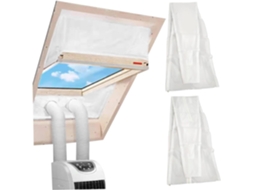 Kit De Vedação Para Janela Ar Condicionado Portátil Headboard 230cm Janelas Batente, À Prova D Água Com Zíper Duplo, Ar