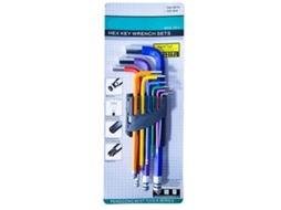 Conjunto de Chaves Allen 9 Peças H1.5 h10 Anti deslizante Crv