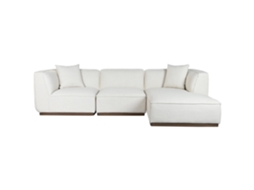Poltrona Cinza Metálica em Poliéster, 81x75x73cm ALEXANDRA HOUSE LIVING