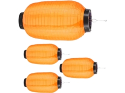 Conjunto de 4 Lanternas de Tecido para Pendurar SFUSHOS
