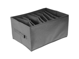 Caixa Dobrável Para Guardar Roupas Multigrade Cinza, 38 X 28 X 20 Cm Olysi Shop