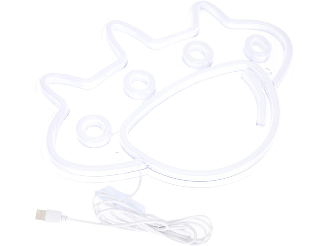 Luz Noturna Led Usb Quente Para Quarto