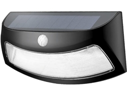 Luz Solar Parede Sensor Movimento 270° Ip65 Segurança Exterior Jardim Garagem