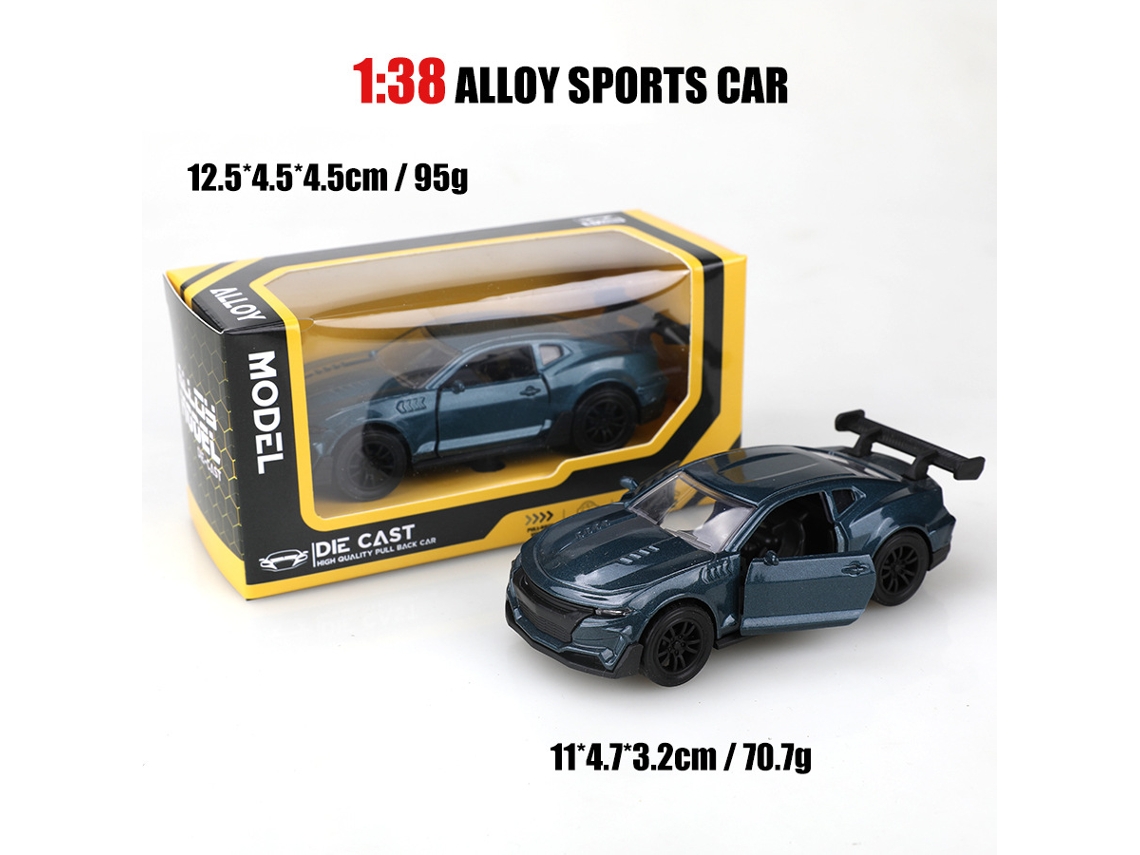 Miniatura de Carro em Escala 1/38, Modelo de Carro Clássico, Brinquedo Infantil. MDUG