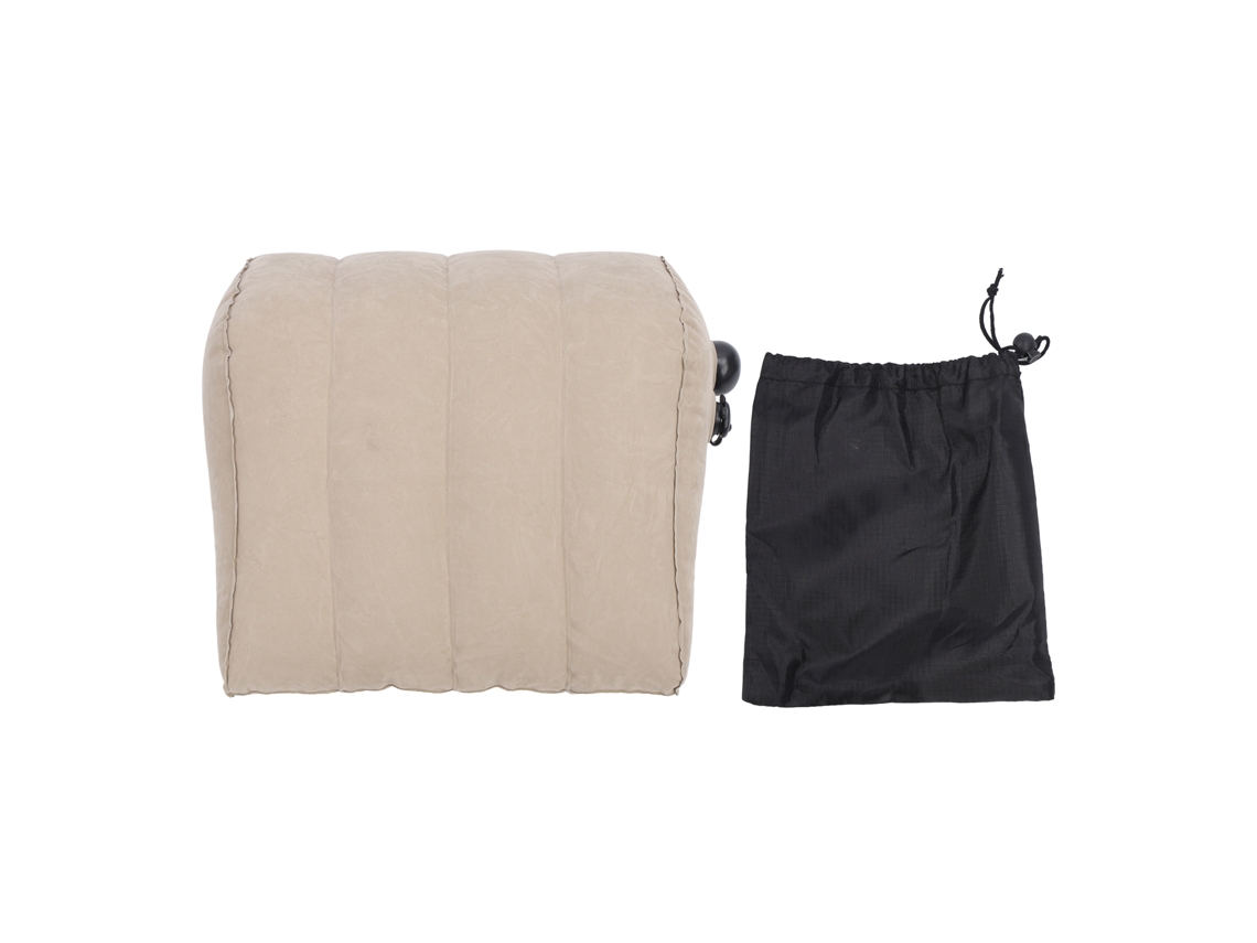 Almohada Inflable Para Piernas Multifuncional Con Flocking Pvc Antifugas Ergonómica Para Cintura Espalda