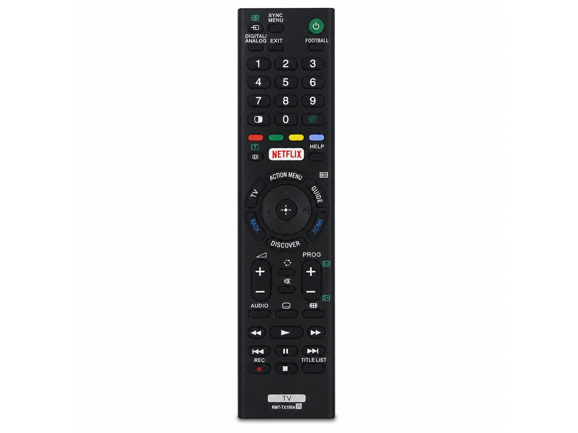 Comando À Distância De Substituição Para Tv Compatível Com Sony Rmt-tx100a, Sem Configuração