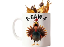 Caneca De Galinha 350ml Cerâmica Estilo Fazenda Canecas De Café Estilo Fazenda Para Halloween, Natal, Aniversário,