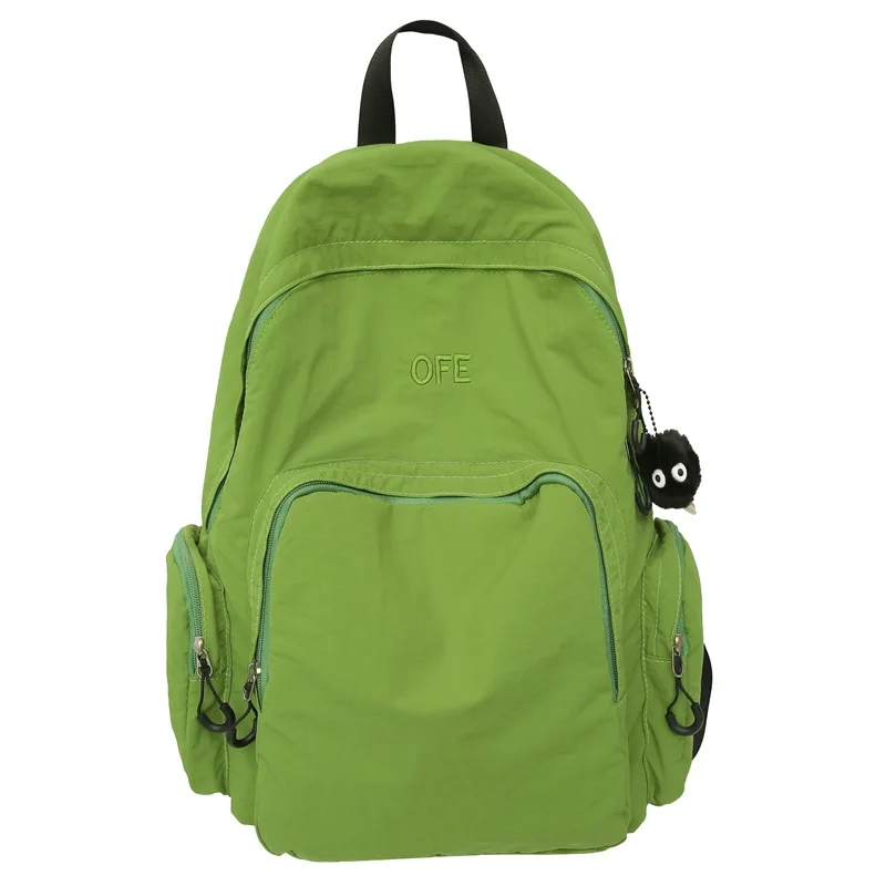 (js1104-verde) Nova Mochila Feminina Casual Leve/mochila Escolar Para Estudantes