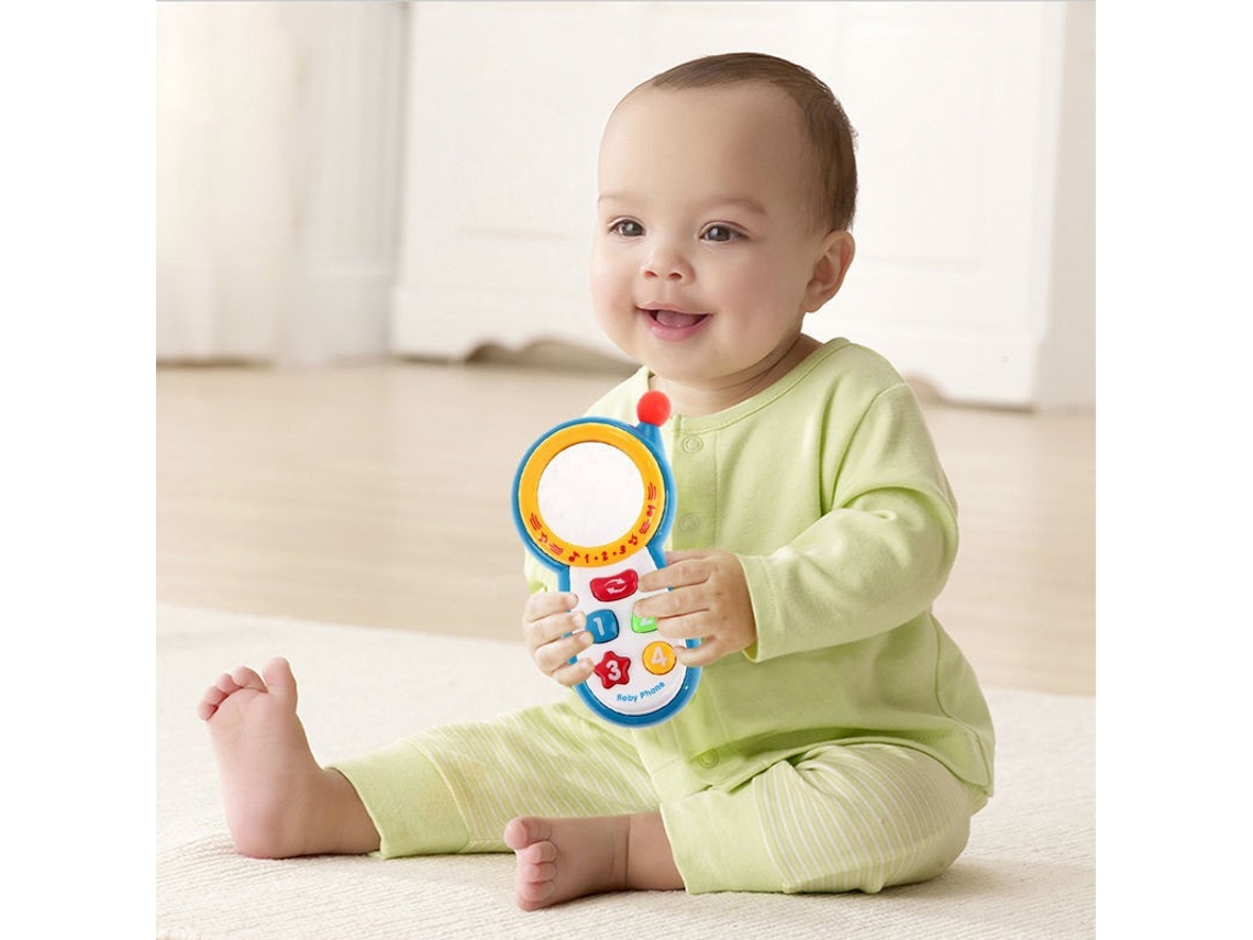 Mali brinquedo Telefone Musical Bebê Multifuncional Flip Foto Simulação Educativo
