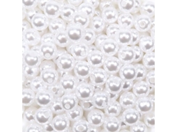 Kralen 200 Unidades - Pérolas Brancas 8 Mm - Colar De Cristal - Diy Adornos - Pulseiras/colas - Artesanato Criativo - Colares De Cristal