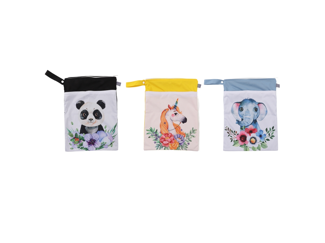 Bolsa LAXISCREED de Fraldas Animais Molhada e Seca 3pcs