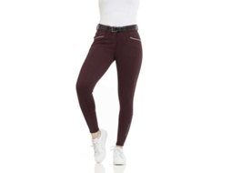 Calça de Montar com Assento de Silicone Claudine Vermelho 46Equitheme