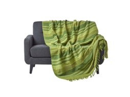 Homescapes Morocco Green Throw 150x200 Cm
