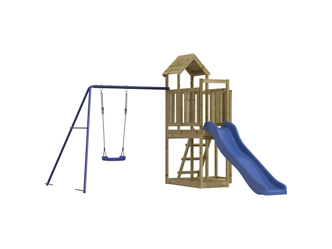 Outdoor Playset, Outdoor Playsets Vidaxl Marrom Madeira De Pinho Impregnada (n/a)