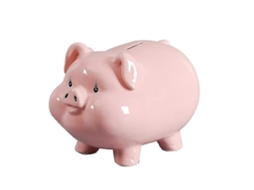 Cofrinho De Cerâmica Divertido Em Formato Porquinho, Ideal Para Crianças E Adultos. Cofre Seguro Guardar Moedas Notas, Uma Ótima I Aquaforge