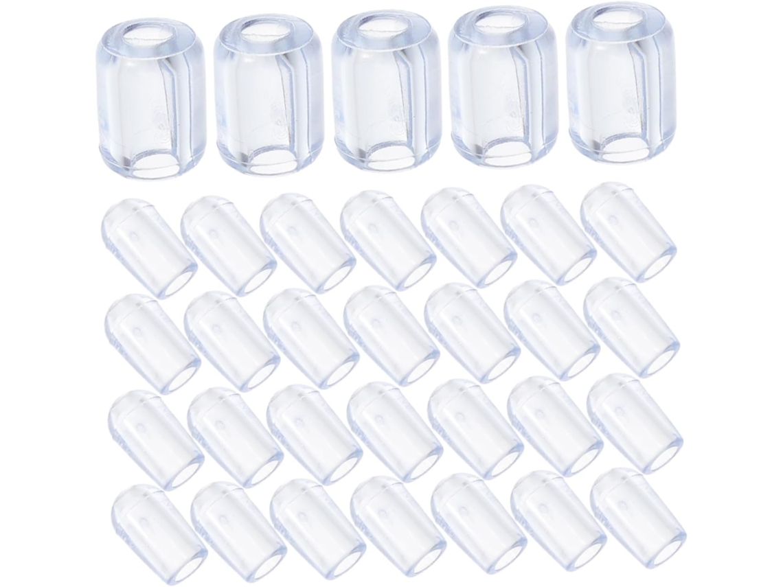 Protetores Transparentes Para Pés De Pia, Capa Flexível De Pvc 4mm E Clipes Para Tubos 5mm, 80 Peças Para Pias Pequenas