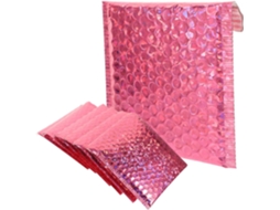 Pacote com 20 Sacos Adesivos de Plástico Bolha, Impermeáveis e Resistentes para Envio de Roupas