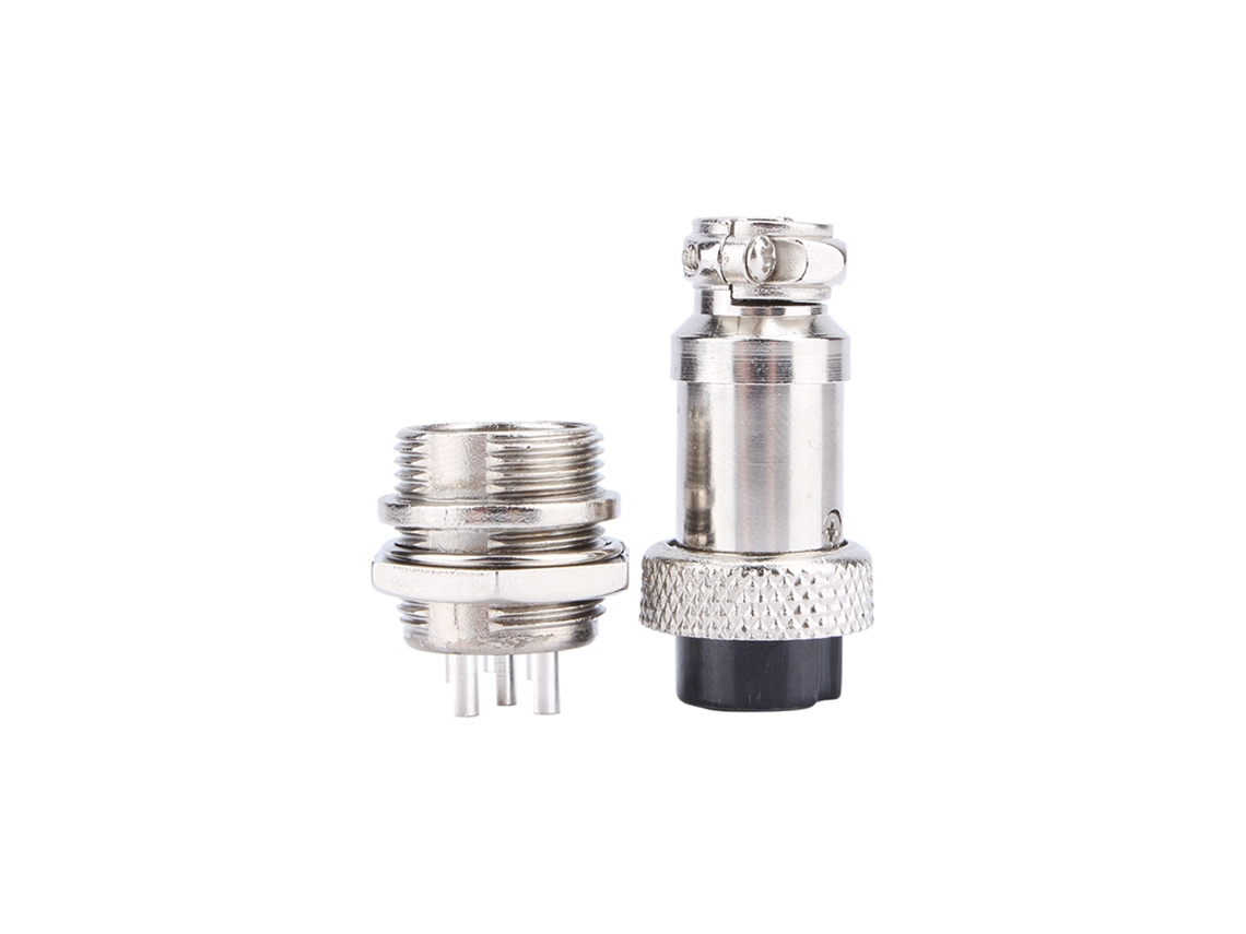 Conector de Plugue de Aviação Gx16 3 Pinos S/MARCA