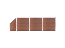Fence Set, Fence Sets Vidaxl Marrom Wpc (n/a)