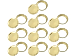 Tampas De Folha Flandres Boca Regular 20 Peças Com Anéis Vedação Metal - Conserva Herméticas Para Preservação Doméstica E Armazenamento Alimentos