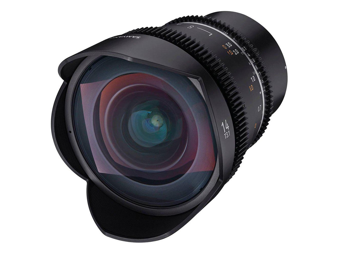 Objetiva SAMYANG Mf 14 Mm T3.1 Vdslr Mk2 Sony E (Encaixe: Sony E)