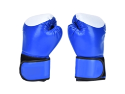 Omni-2026luvas De Boxe De Couro Pu Para Sanda, Sparring E Treinamento Com Sacos De Areia (azuis)