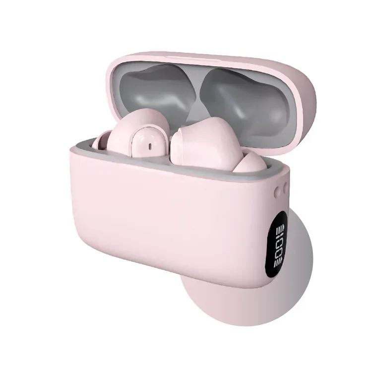 Fones De Ouvido Sem Fio Bluetooth 5.3 (rosa) Com Controles De Toque E Microfone.
