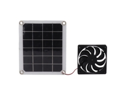 Exaustor Solar 10w À Prova D'água | S/MARCA
