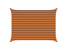 Conjunto 1 Sombra Externa Vidaxl Laranja Poliéster (3,5 X 2,5 M)