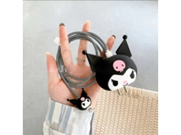 Capa protetora para carregador, silicone, anti mordida, três peças EOOCOO
