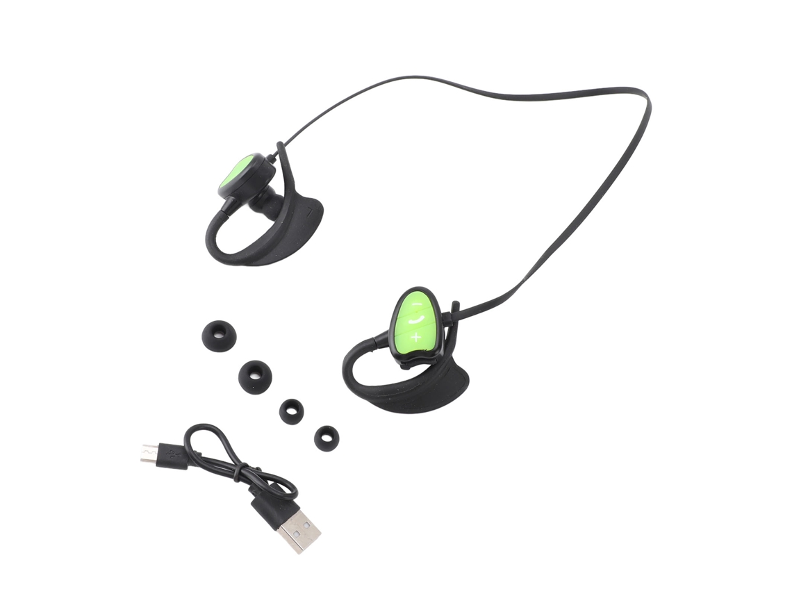 Fone De Ouvido Bluetooth Ipx8 À Prova Dágua Para Mergulho Verde