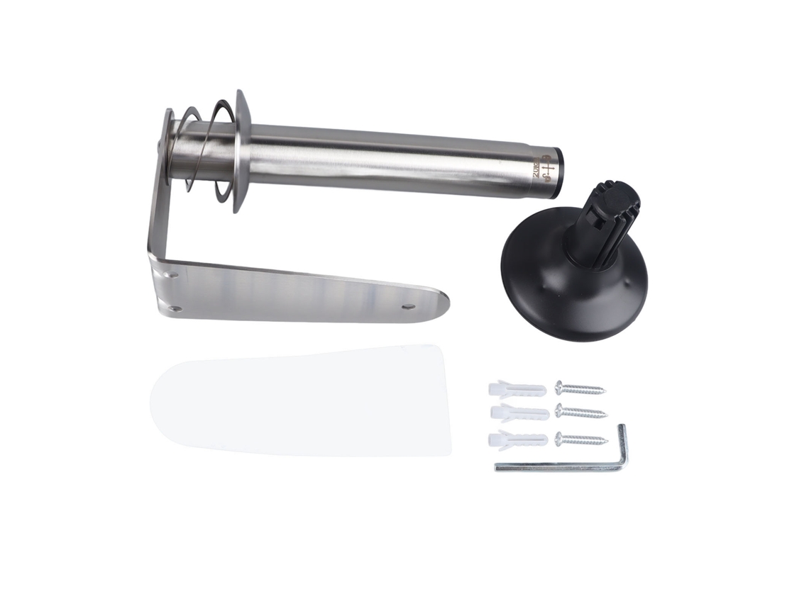 Suporte para Papel Toalha de Aço Inoxidável Sem Perfuração com Prateleira para Cozinha | S/MARCA