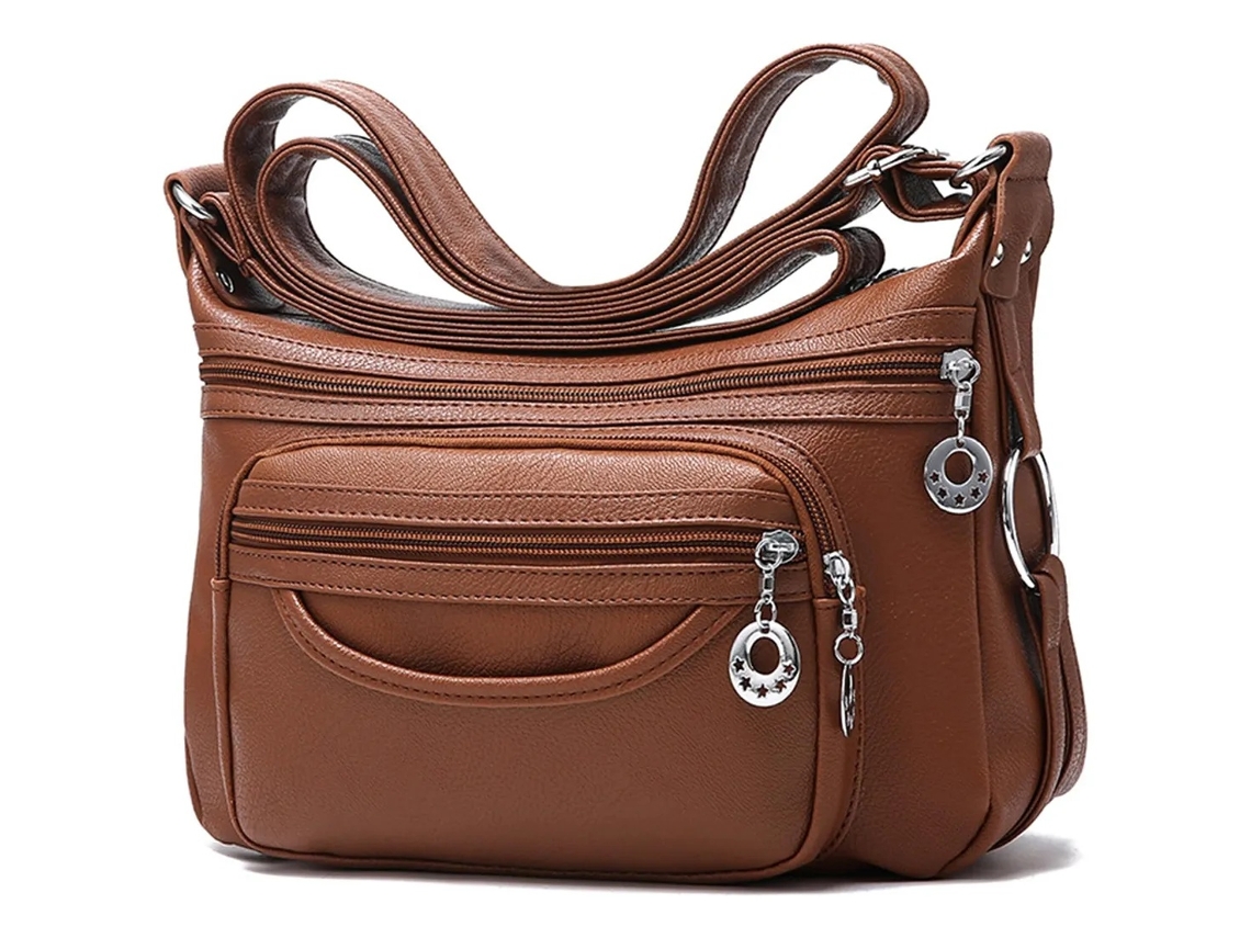 Lurelia Bolsa Transversal Feminina Em Poliéster Grande Capacidade Impermeável Leve Fecho De Correr Para Uso Diário