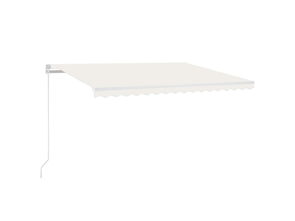 Toldo Retrátil Manual 450x350 Cm Cor Creme MAISON EXCLUSIVE