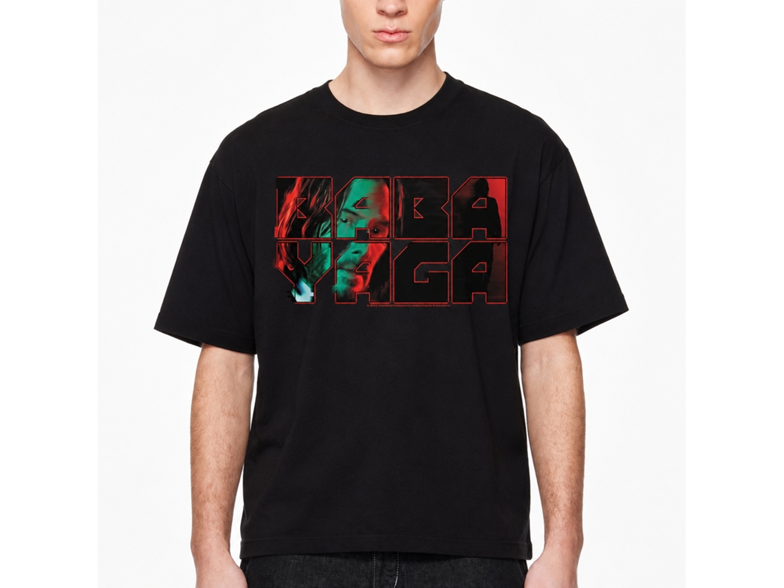 Rockinstone John Wick Baba Yaga Inlay Black Adult T-shirt Size:xl