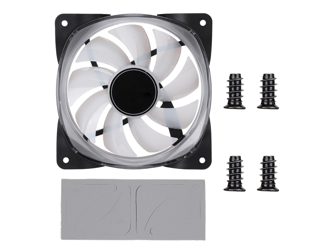 Ventoinha De Resfriamento Para Gabinete De Pc Fr-701 Iluminação Led 12v Dc12v Cooler Placa-mãe Interface 3p Porta D Vermelha