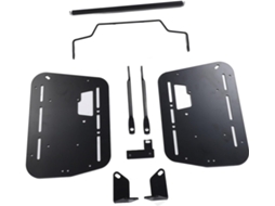 Kit De Suporte Lateral Para Alforges Motocicleta, Estrutura Em Aço Carbono Com Sistema De Liberação Rápida, Compatível