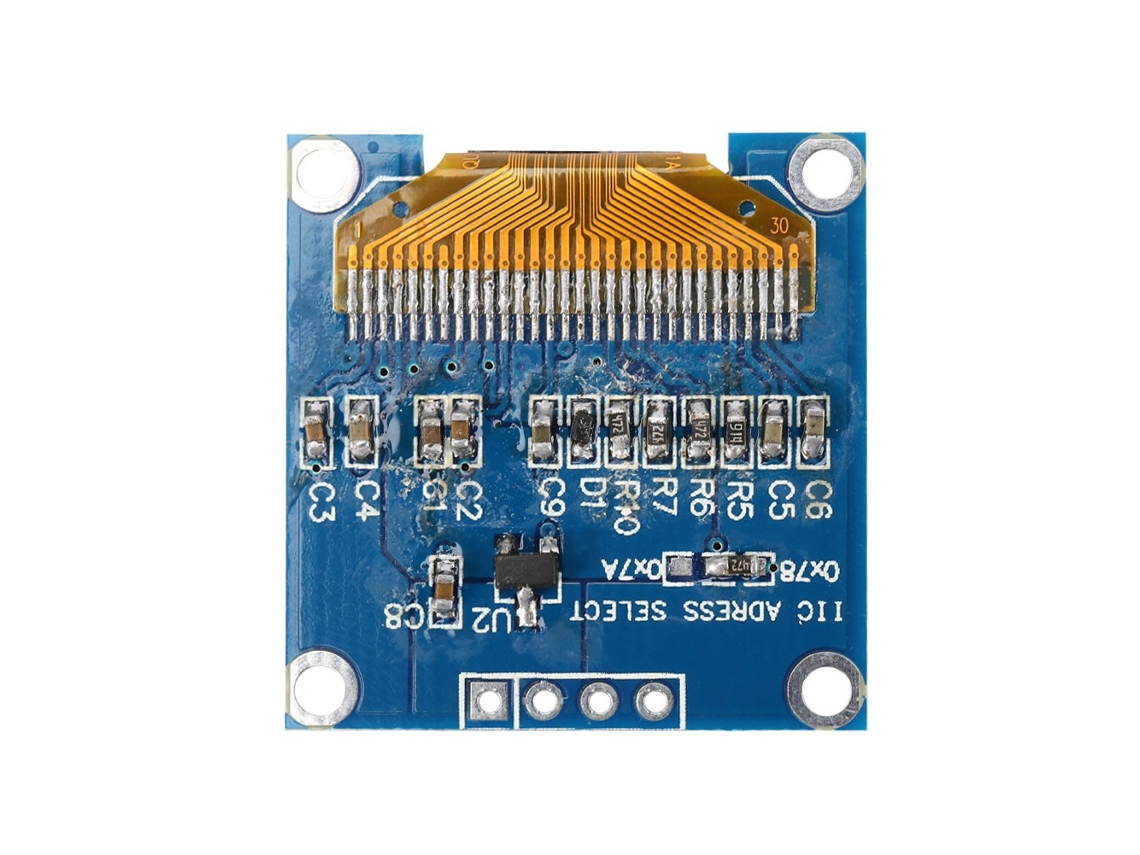 Laxiscreed Módulo Ecrã Oled 0,96" 128x64 Com Suporte I2c Para Projetos Eletrônicos