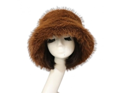 2026-gorro De Pescador Para Mujer De Invierno Con Pelo Falso Espeso, Aislante, Alargado, Suave Y Amplio, Protector De Oídos, Talla 56-62cm Marrón
