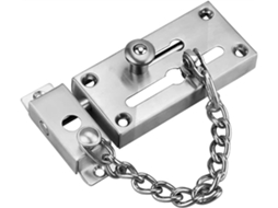 Corrente De Segurança Antirroubo Para Porta, Deslizante Em Aço Inoxidável, Uso Interno, Com Trava Antirroubo.